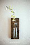 Wine Bottle Wall Vase